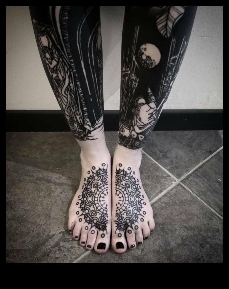 حكايات على أصابع قدميك: فن روايات وشم الساق التعبيرية