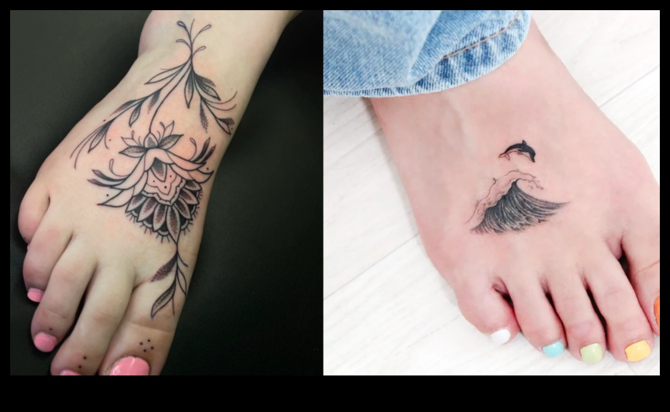 حكايات على أصابع قدميك: فن روايات وشم الساق التعبيرية