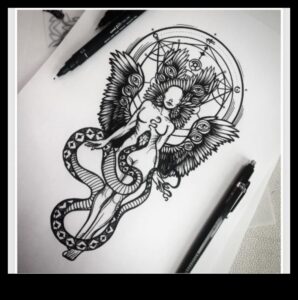 أيقونات الحبر: استكشاف لغة فن الجسد الرمزي