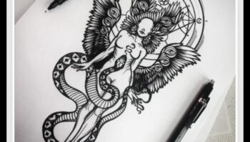 أيقونات الحبر: استكشاف لغة فن الجسد الرمزي