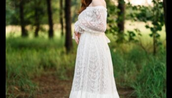 همسات الطبيعة: ثوب الزفاف البوهيمي الصفاء