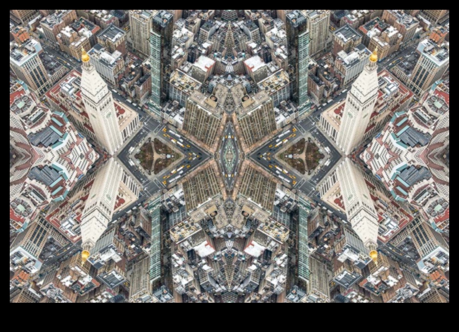 التماثل والأفق: فن التصوير المعماري