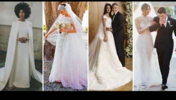 مذهلة عبر الزمن: أيقونات فساتين الزفاف الخالدة
