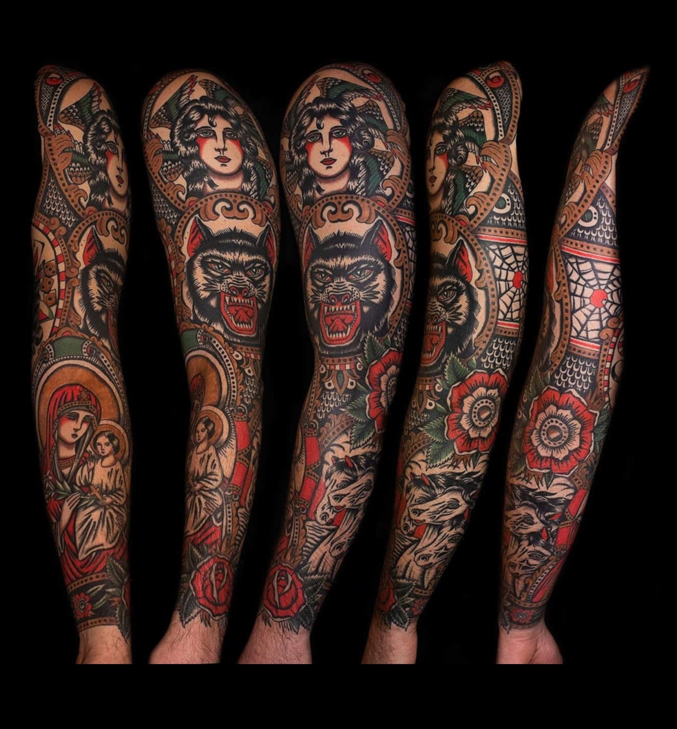 الكلاسيكيات الخالدة: الجمال الذي تم اختباره عبر الزمن في أنماط الوشم التقليدية