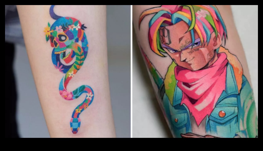 رؤى حية: أفكار الوشم الملونة والنابضة بالحياة