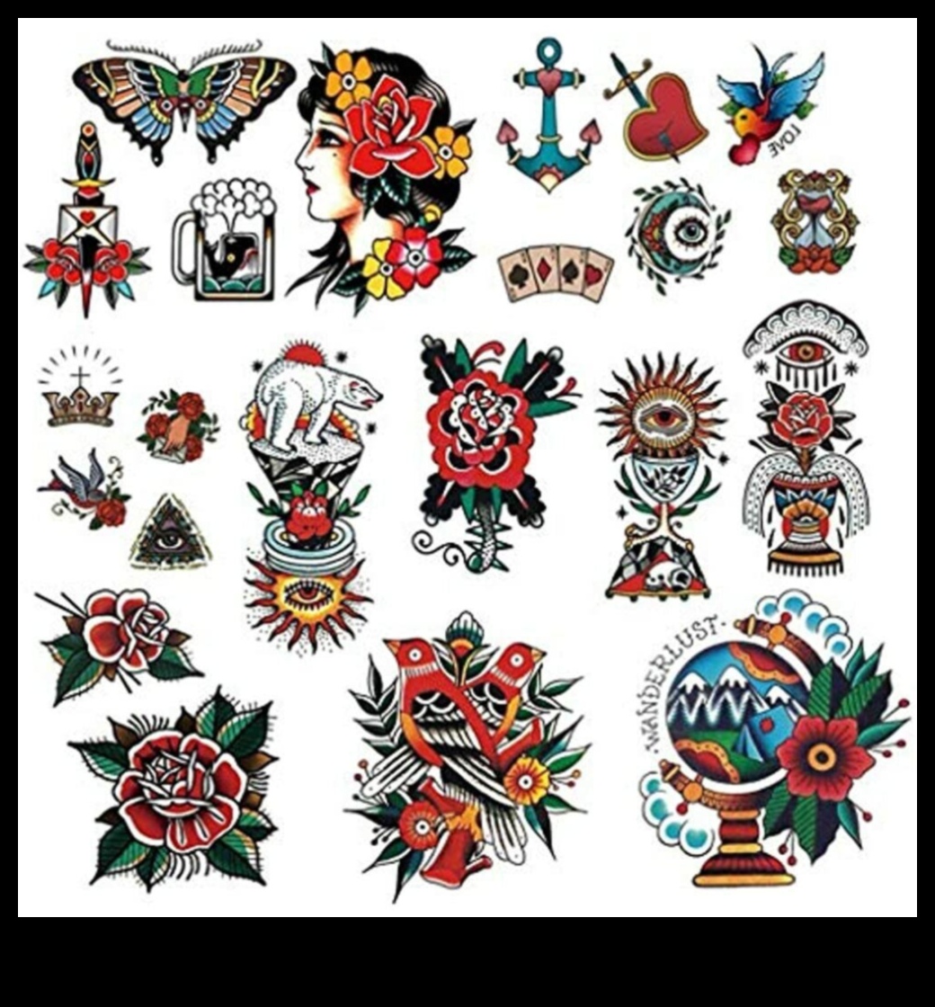 إتقان خمر: العالم داهية من أنماط الوشم التقليدية الكلاسيكية