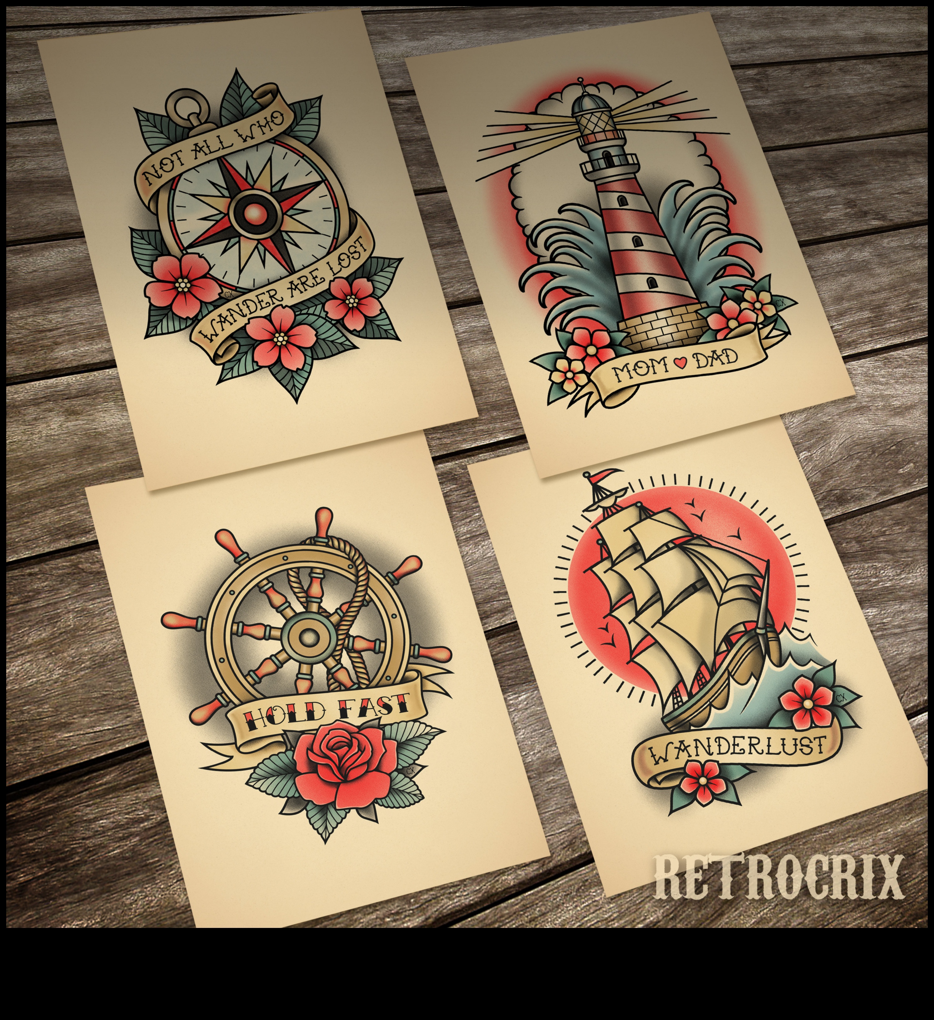 فرحة البحارة: السحر البحري للوشم التقليدي الكلاسيكي 1 فرحة البحارة: سحر بحري في الوشم التقليدي الكلاسيكي