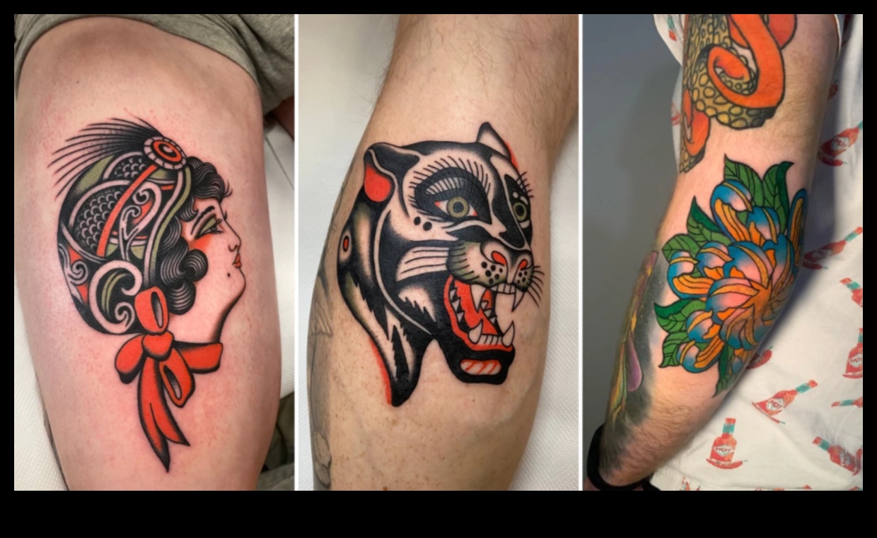 الأوشام التقليدية ذات المشاعر العتيقة للحصول على مظهر خالد 1 المشاعر العتيقة: الوشم التقليدي لإلقاء نظرة خالدة